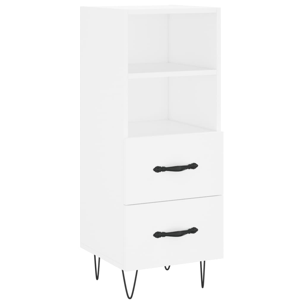 vidaXL Dulap înalt, alb, 34,5x34x180 cm, lemn prelucrat vidaXL Dulap înalt, alb, 34,5x34x180 cm, lemn prelucrat
