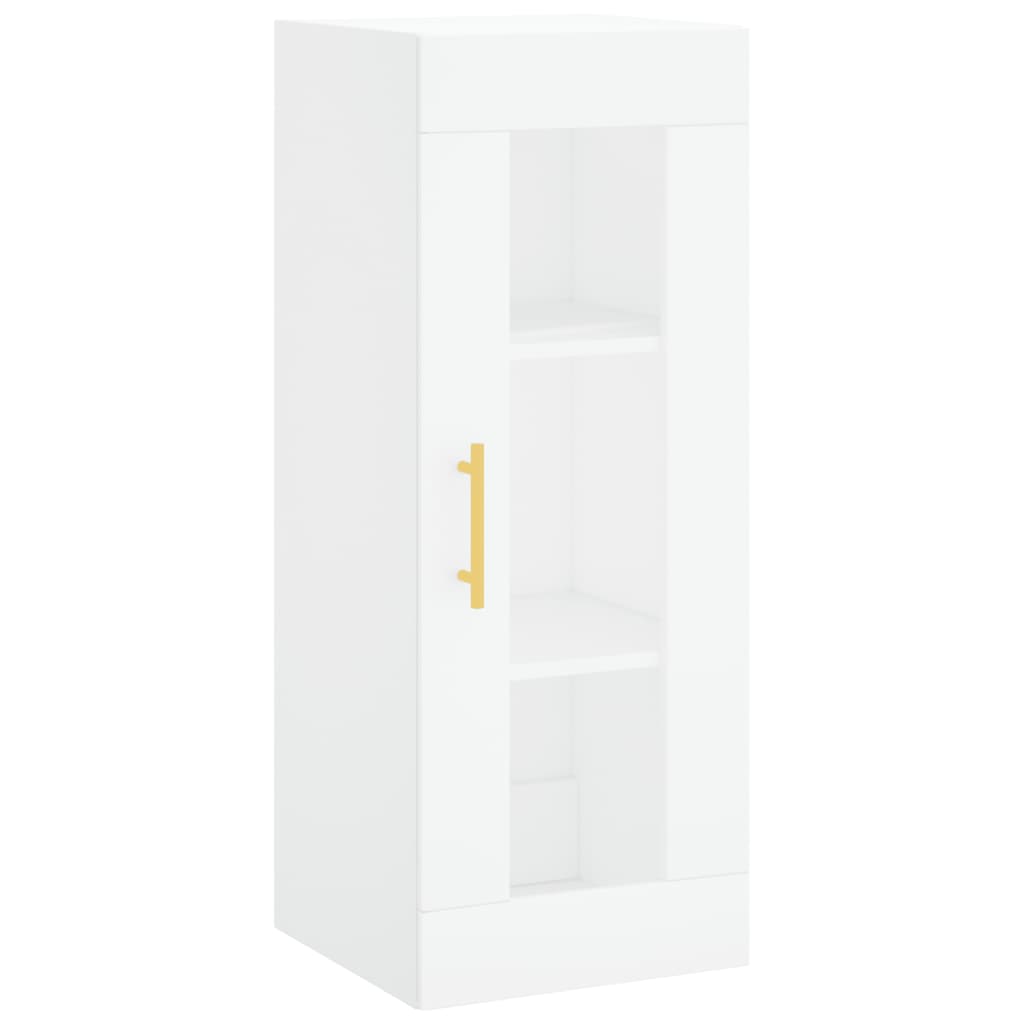 vidaXL Dulap înalt, alb, 34,5x34x180 cm, lemn prelucrat vidaXL Dulap înalt, alb, 34,5x34x180 cm, lemn prelucrat