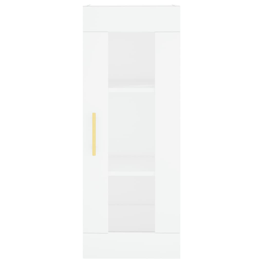 vidaXL Dulap înalt, alb, 34,5x34x180 cm, lemn prelucrat vidaXL Dulap înalt, alb, 34,5x34x180 cm, lemn prelucrat