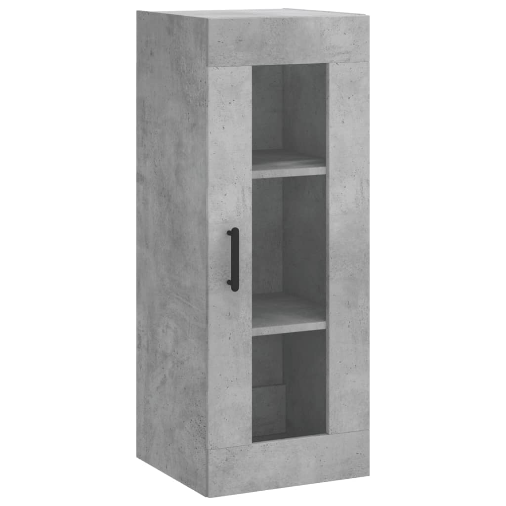 vidaXL Dulap înalt, gri beton, 34,5x34x180 cm, lemn prelucrat vidaXL Dulap înalt, gri beton, 34,5x34x180 cm, lemn prelucrat