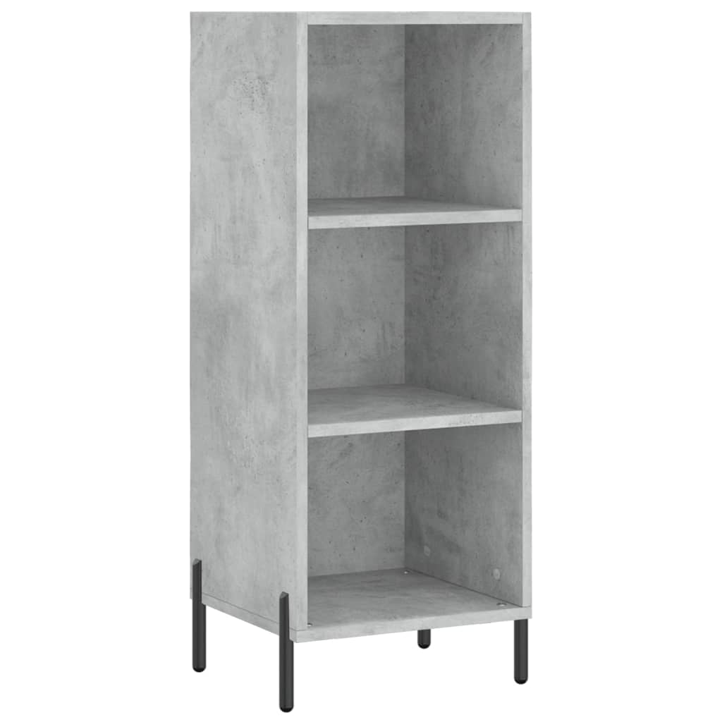 vidaXL Dulap înalt, gri beton, 34,5x34x180 cm, lemn prelucrat vidaXL Dulap înalt, gri beton, 34,5x34x180 cm, lemn prelucrat