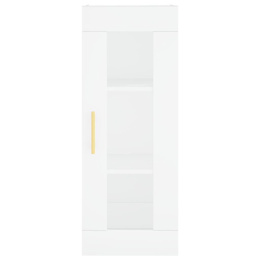 vidaXL Dulap înalt, alb, 34,5x34x180 cm, lemn prelucrat vidaXL Dulap înalt, alb, 34,5x34x180 cm, lemn prelucrat