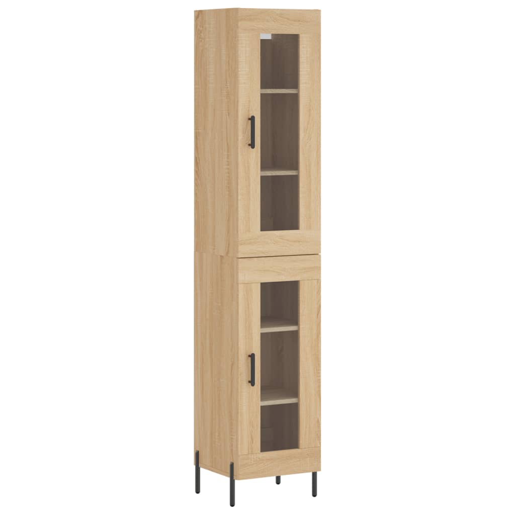 vidaXL Dulap înalt, stejar sonoma, 34,5x34x180 cm, lemn prelucrat vidaXL Dulap înalt, stejar sonoma, 34,5x34x180 cm, lemn prelucrat