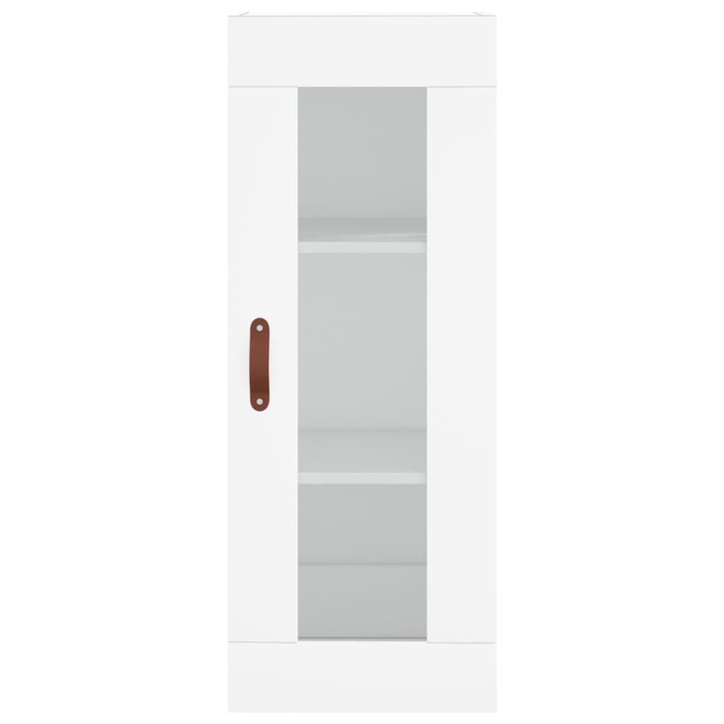 vidaXL Dulap înalt, alb, 34,5x34x180 cm, lemn prelucrat