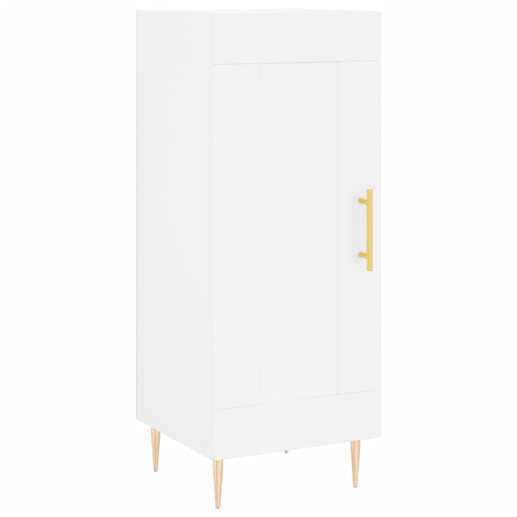 vidaXL Dulap înalt, alb, 34,5x34x180 cm, lemn prelucrat vidaXL Dulap înalt, alb, 34,5x34x180 cm, lemn prelucrat