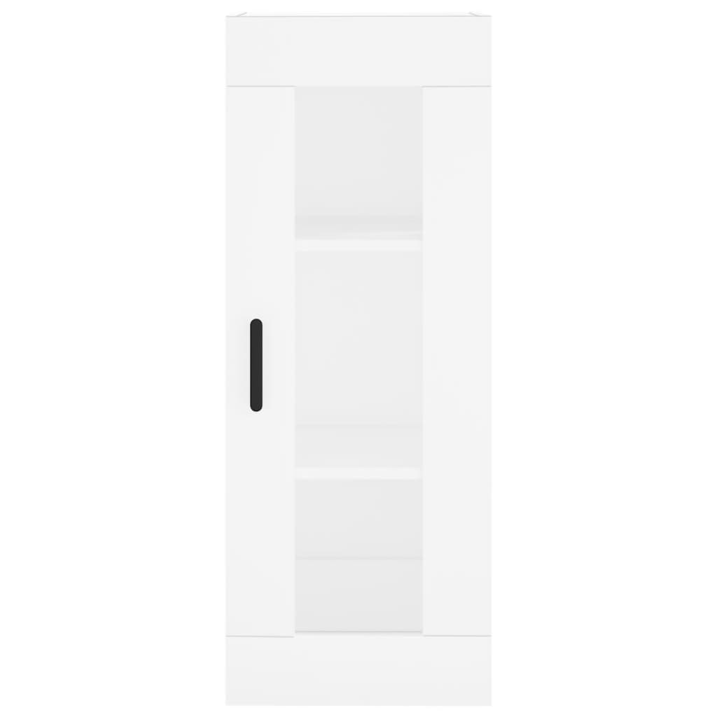 vidaXL Dulap înalt, alb, 34,5x34x180 cm, lemn prelucrat