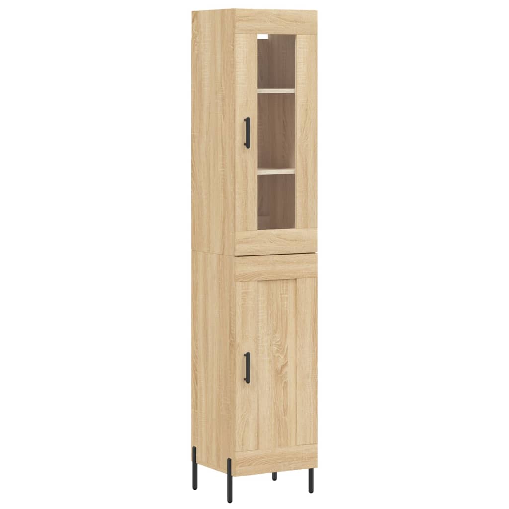 vidaXL Dulap înalt, stejar sonoma, 34,5x34x180 cm, lemn prelucrat vidaXL Dulap înalt, stejar sonoma, 34,5x34x180 cm, lemn prelucrat