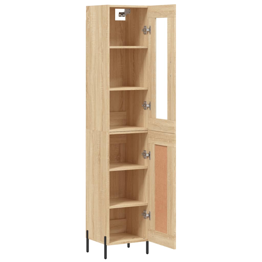 vidaXL Dulap înalt, stejar sonoma, 34,5x34x180 cm, lemn prelucrat vidaXL Dulap înalt, stejar sonoma, 34,5x34x180 cm, lemn prelucrat