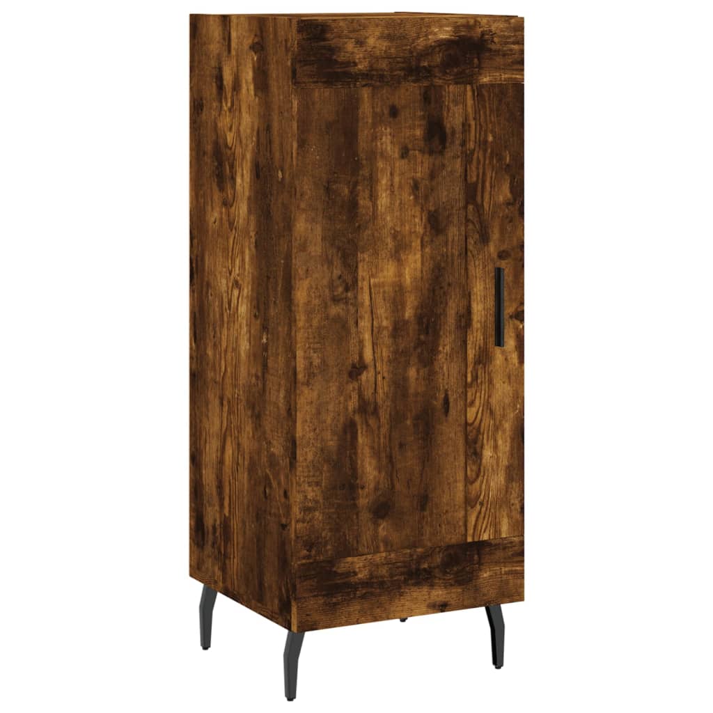 vidaXL Dulap înalt, stejar fumuriu, 34,5x34x180 cm, lemn prelucrat
