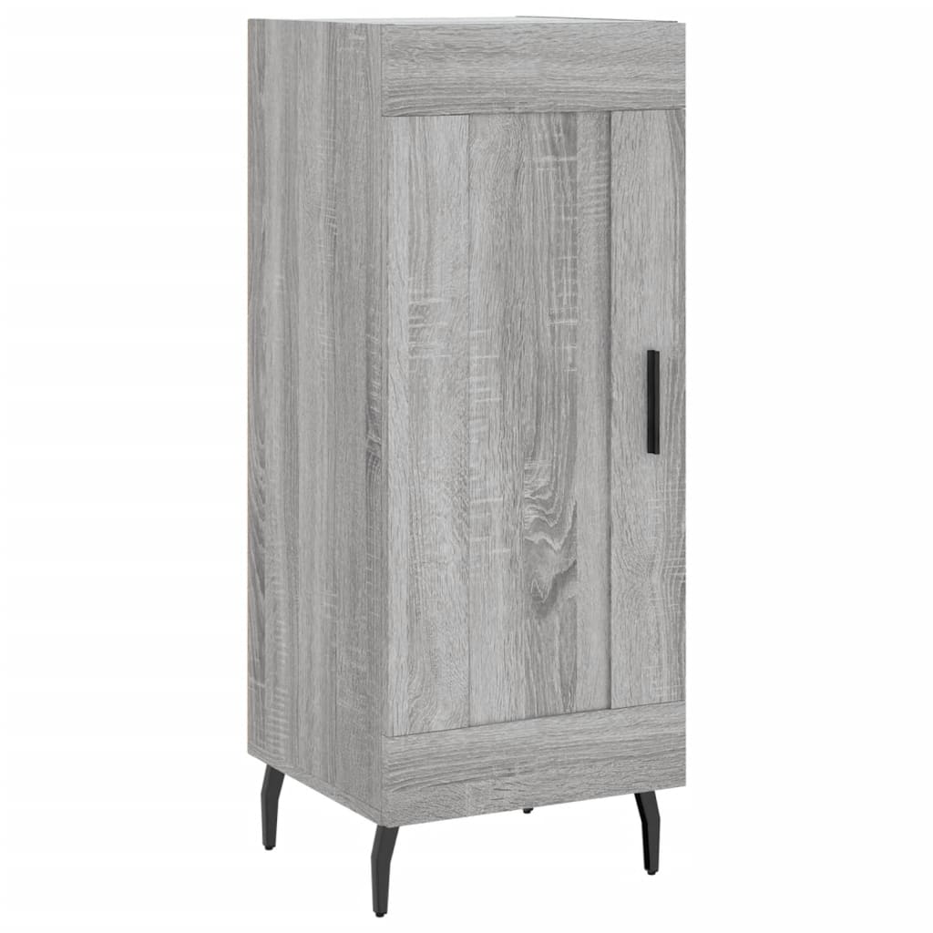 vidaXL Dulap înalt, gri sonoma, 34,5x34x180 cm, lemn prelucrat