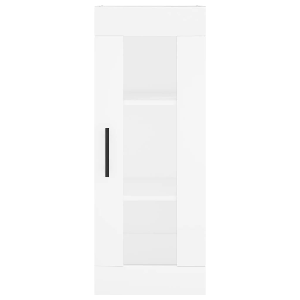 vidaXL Dulap înalt, alb, 34,5x34x180 cm, lemn prelucrat vidaXL Dulap înalt, alb, 34,5x34x180 cm, lemn prelucrat