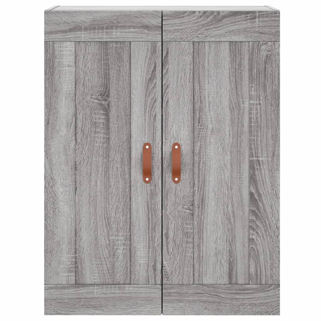 vidaXL Dulap înalt, gri sonoma, 69,5x34x180 cm, lemn compozit