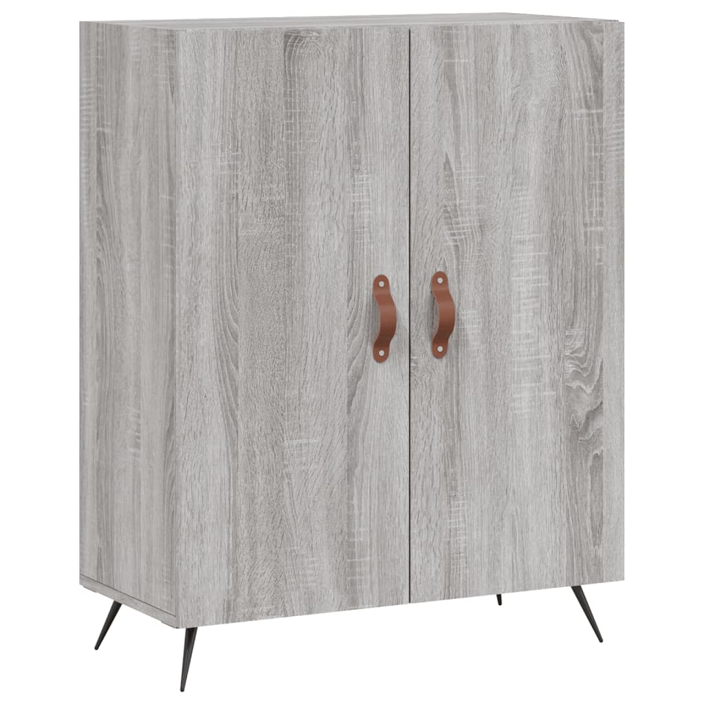 vidaXL Dulap înalt, gri sonoma, 69,5x34x180 cm, lemn compozit