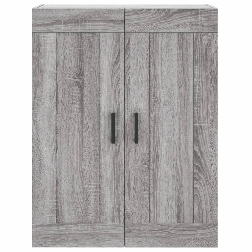 vidaXL Dulap înalt, gri sonoma, 69,5x34x180 cm, lemn compozit