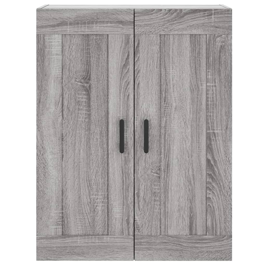 vidaXL Dulap înalt, gri sonoma, 69,5x34x180 cm, lemn compozit