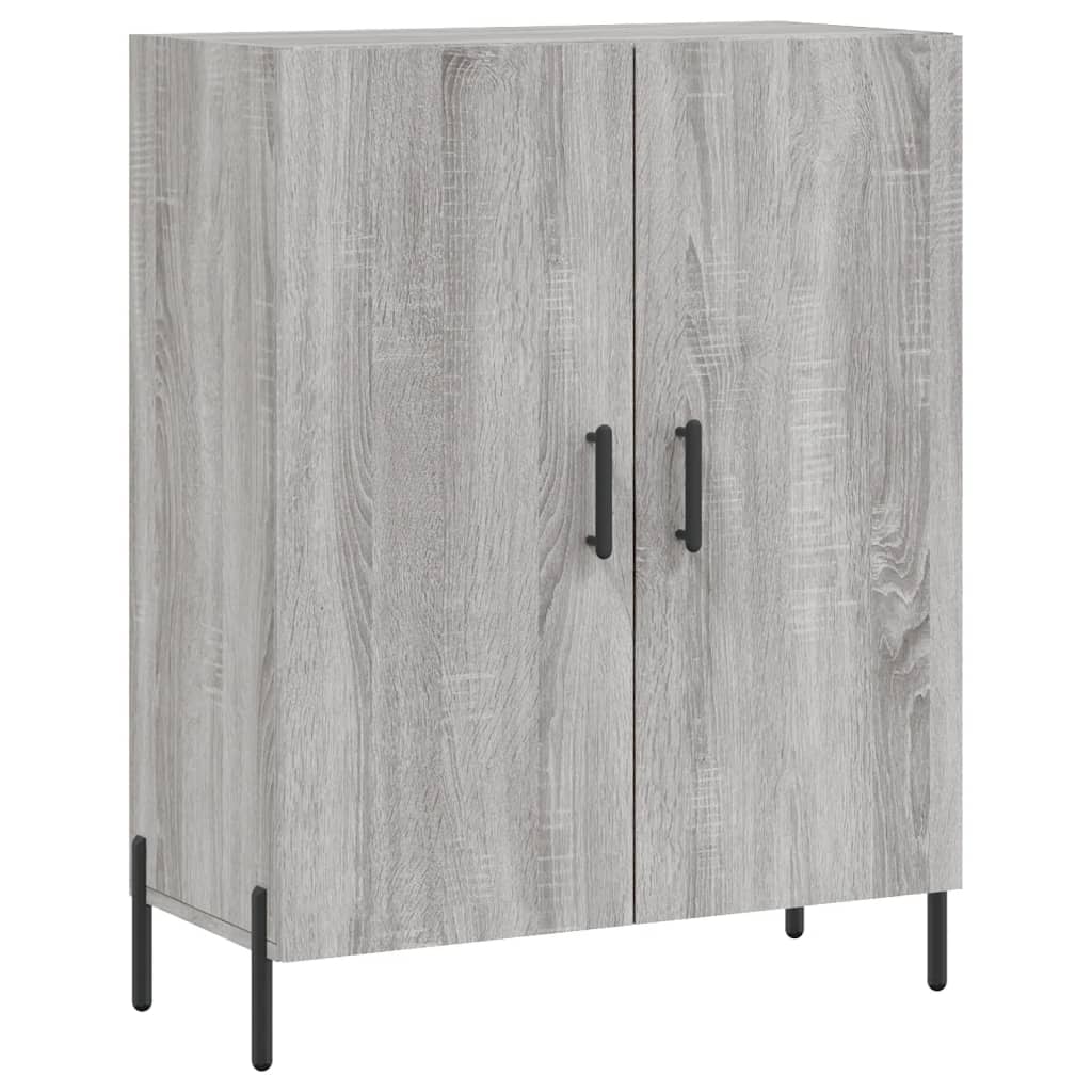vidaXL Dulap înalt, gri sonoma, 69,5x34x180 cm, lemn compozit