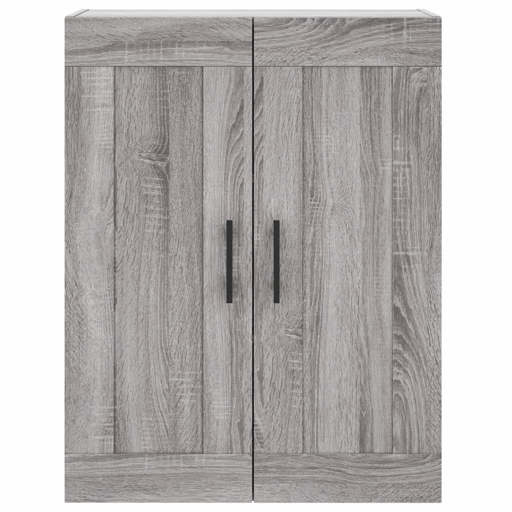 vidaXL Dulap înalt, gri sonoma, 69,5x34x180 cm, lemn compozit