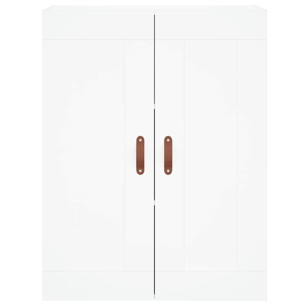 vidaXL Dulap înalt, alb, 69,5x34x180 cm, lemn compozit
