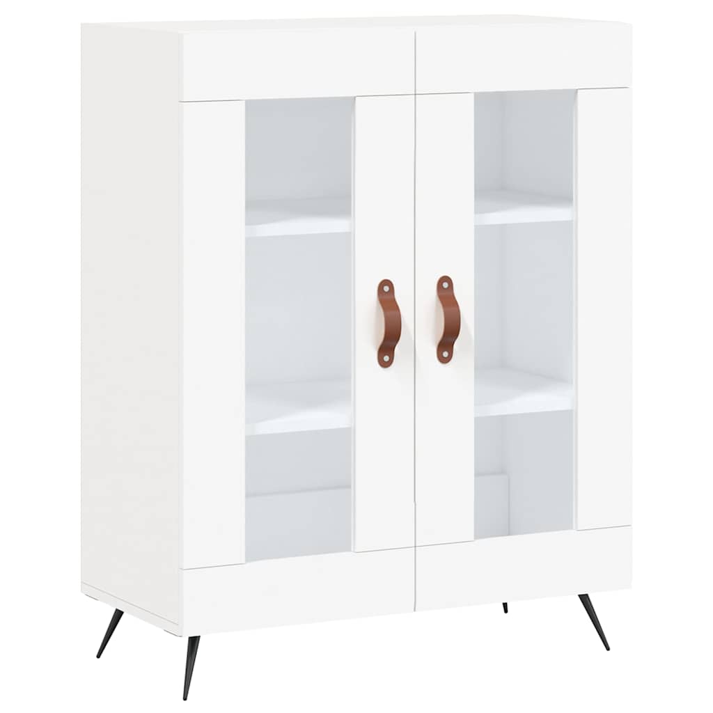 vidaXL Dulap înalt, alb, 69,5x34x180 cm, lemn compozit