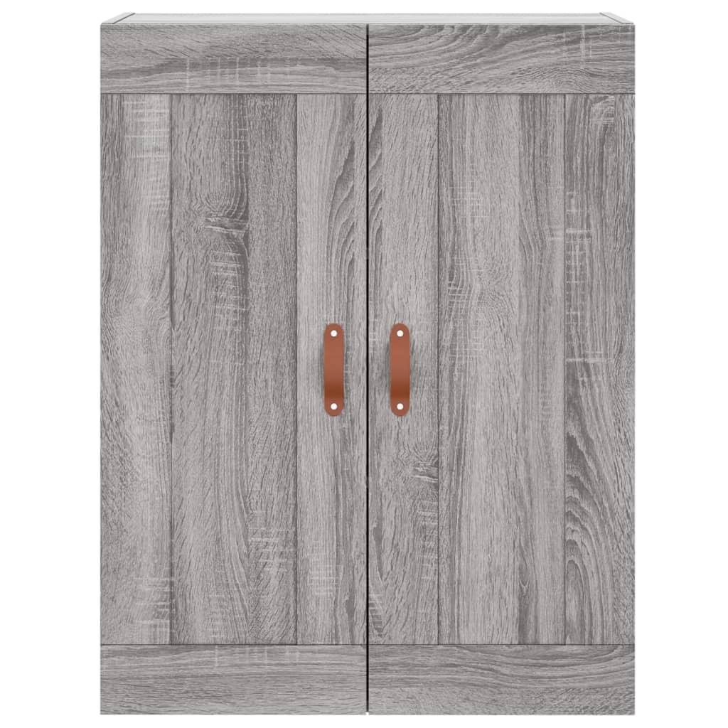 vidaXL Dulap înalt, gri sonoma, 69,5x34x180 cm, lemn compozit