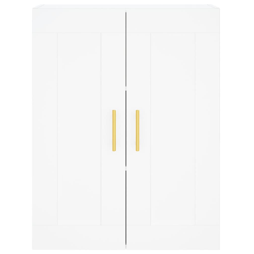 vidaXL Dulap înalt, alb, 69,5x34x180 cm, lemn compozit vidaXL Dulap înalt, alb, 69,5x34x180 cm, lemn compozit