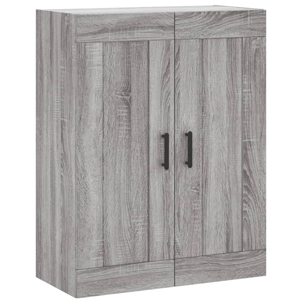 vidaXL Dulap înalt, gri sonoma, 69,5x34x180 cm, lemn compozit