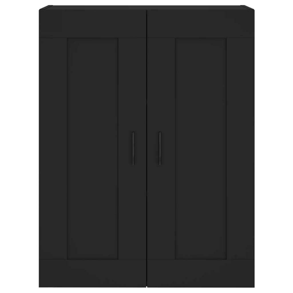 vidaXL Dulap înalt, negru, 69,5x34x180 cm, lemn compozit vidaXL Dulap înalt, negru, 69,5x34x180 cm, lemn compozit