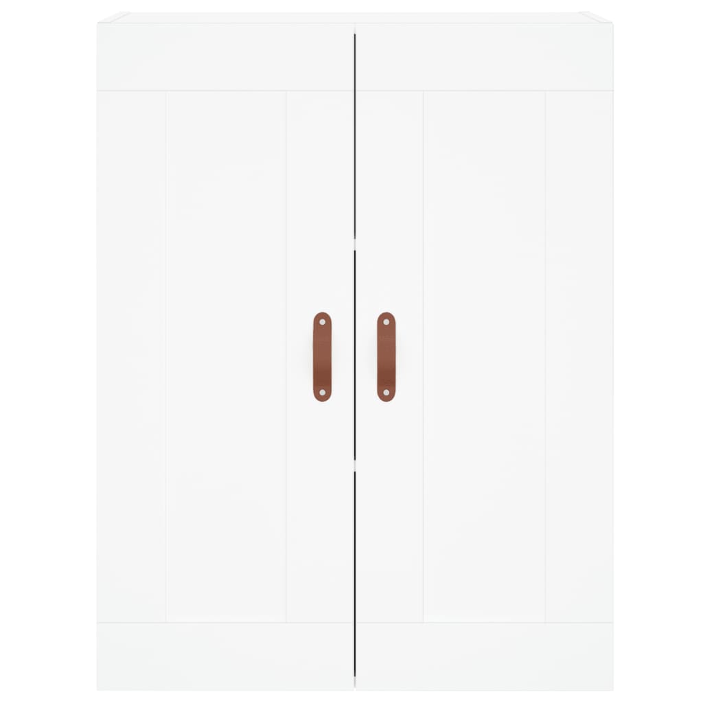 vidaXL Dulap înalt, alb, 69,5x34x180 cm, lemn compozit vidaXL Dulap înalt, alb, 69,5x34x180 cm, lemn compozit
