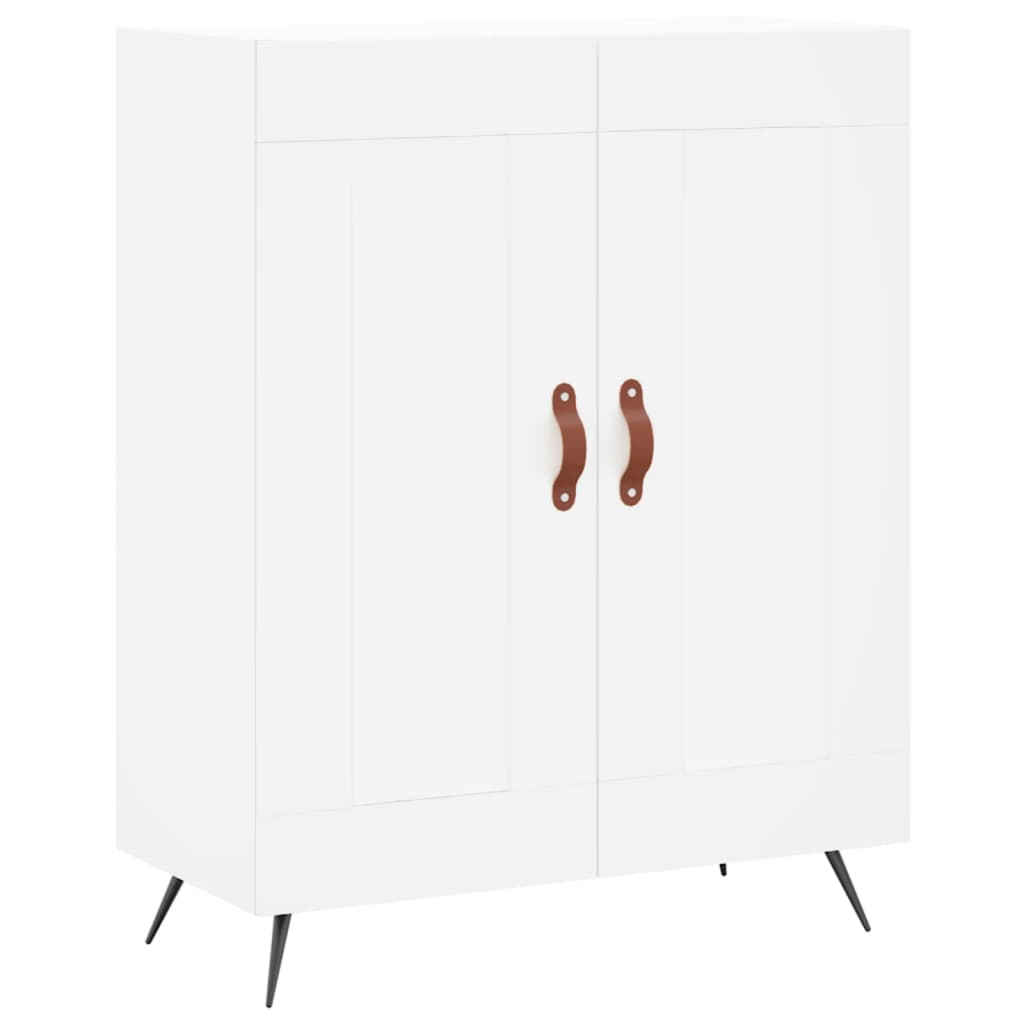 vidaXL Dulap înalt, alb, 69,5x34x180 cm, lemn compozit vidaXL Dulap înalt, alb, 69,5x34x180 cm, lemn compozit
