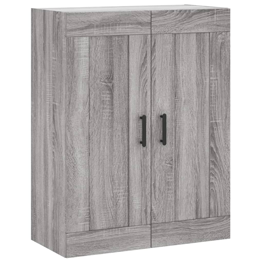 vidaXL Dulap înalt, gri sonoma, 69,5x34x180 cm, lemn compozit vidaXL Dulap înalt, gri sonoma, 69,5x34x180 cm, lemn compozit