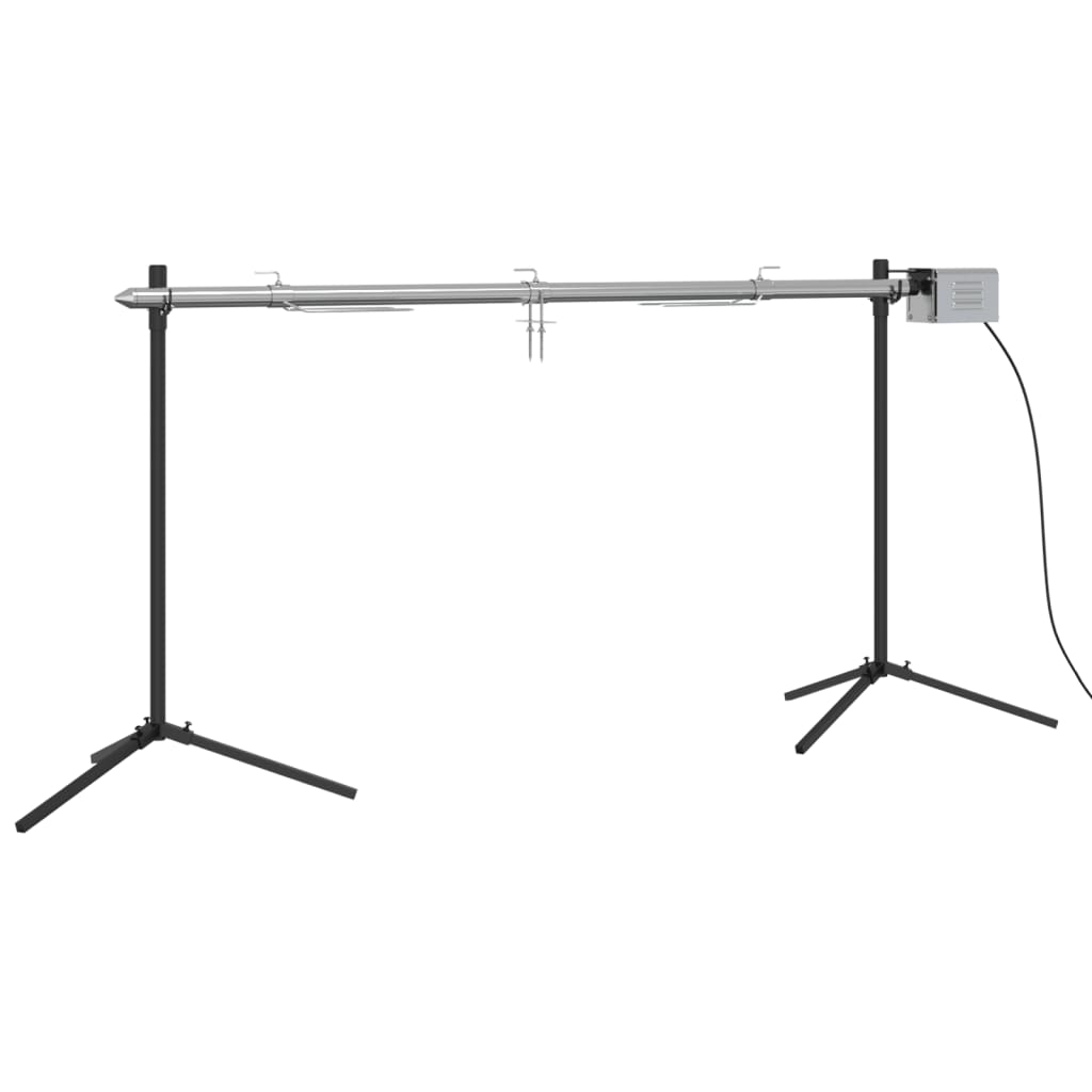 vidaXL Grill automat cu motor, 150x46,5x82,5 cm, oțel inoxidabil vidaXL Grill automat cu motor, 150x46,5x82,5 cm, oțel inoxidabil
