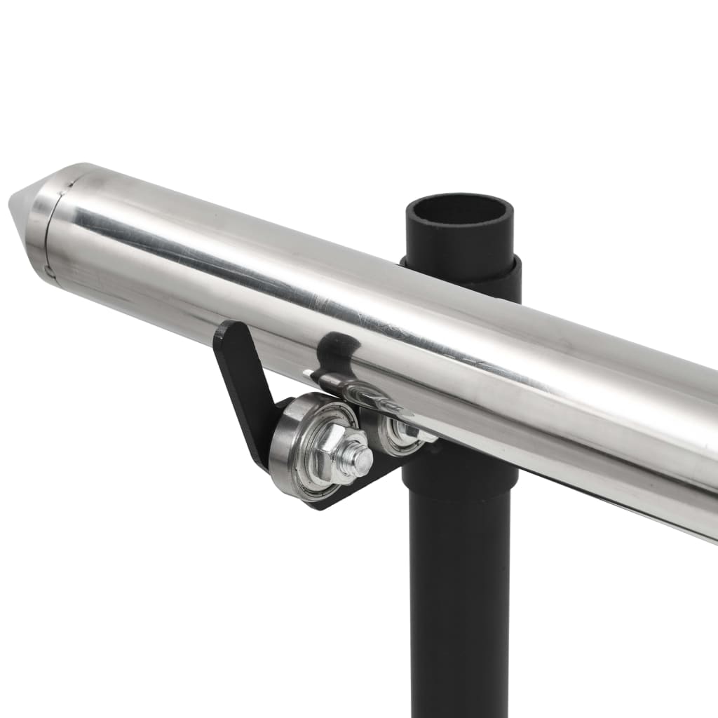 vidaXL Grill automat cu motor, 150x46,5x82,5 cm, oțel inoxidabil vidaXL Grill automat cu motor, 150x46,5x82,5 cm, oțel inoxidabil