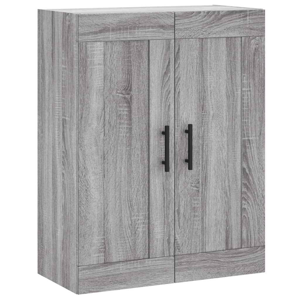 vidaXL Dulap înalt, gri sonoma, 69,5x34x180 cm, lemn compozit