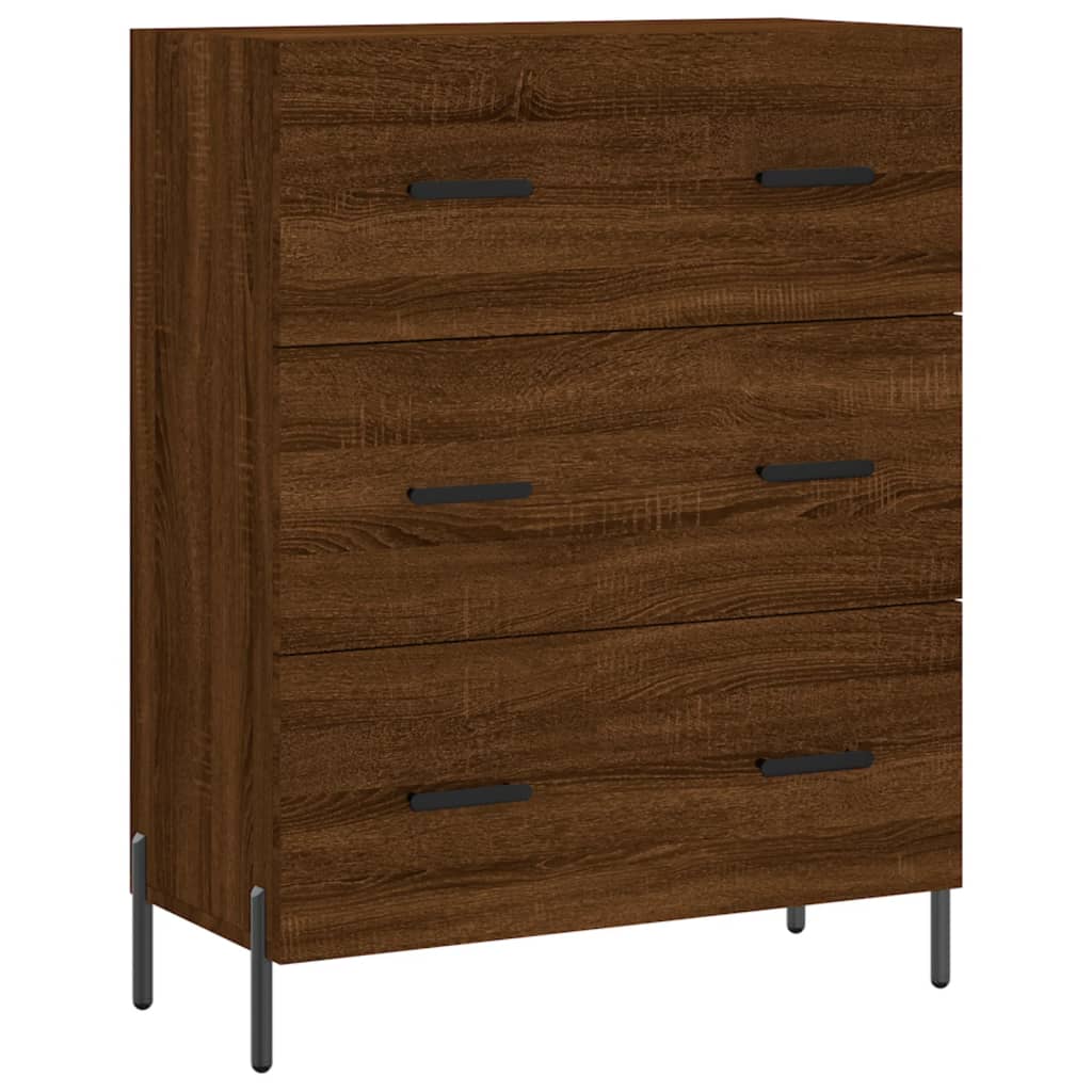 vidaXL Dulap înalt, stejar maro, 69,5x34x180 cm, lemn compozit