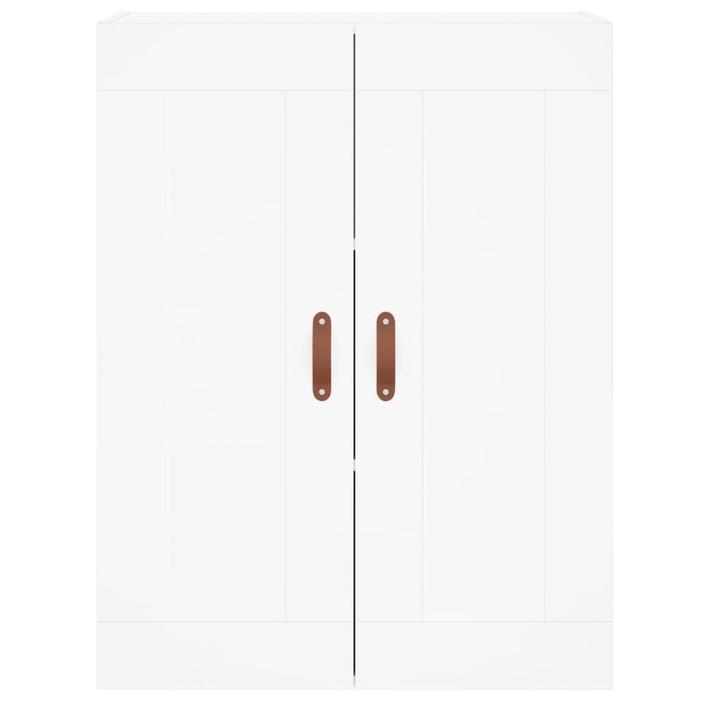 vidaXL Dulap înalt, alb, 69,5x34x180 cm, lemn compozit