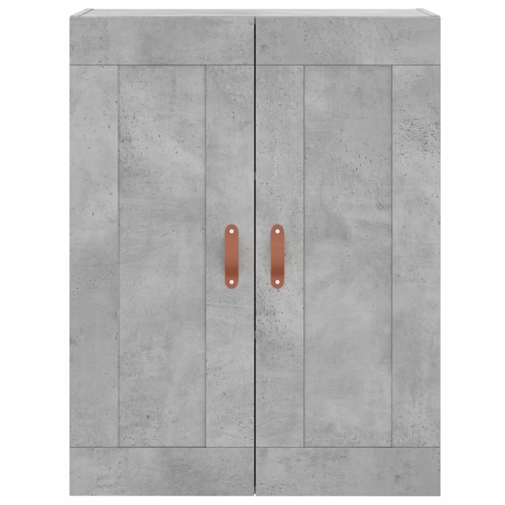 vidaXL Dulap înalt, gri beton, 69,5x34x180, lemn compozit