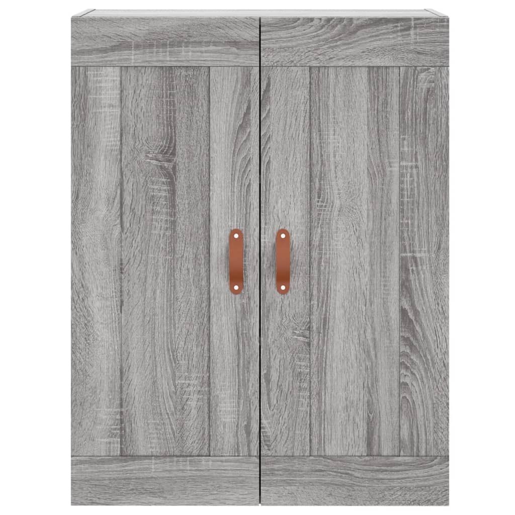 vidaXL Dulap înalt, gri sonoma, 69,5x34x180 cm, lemn compozit