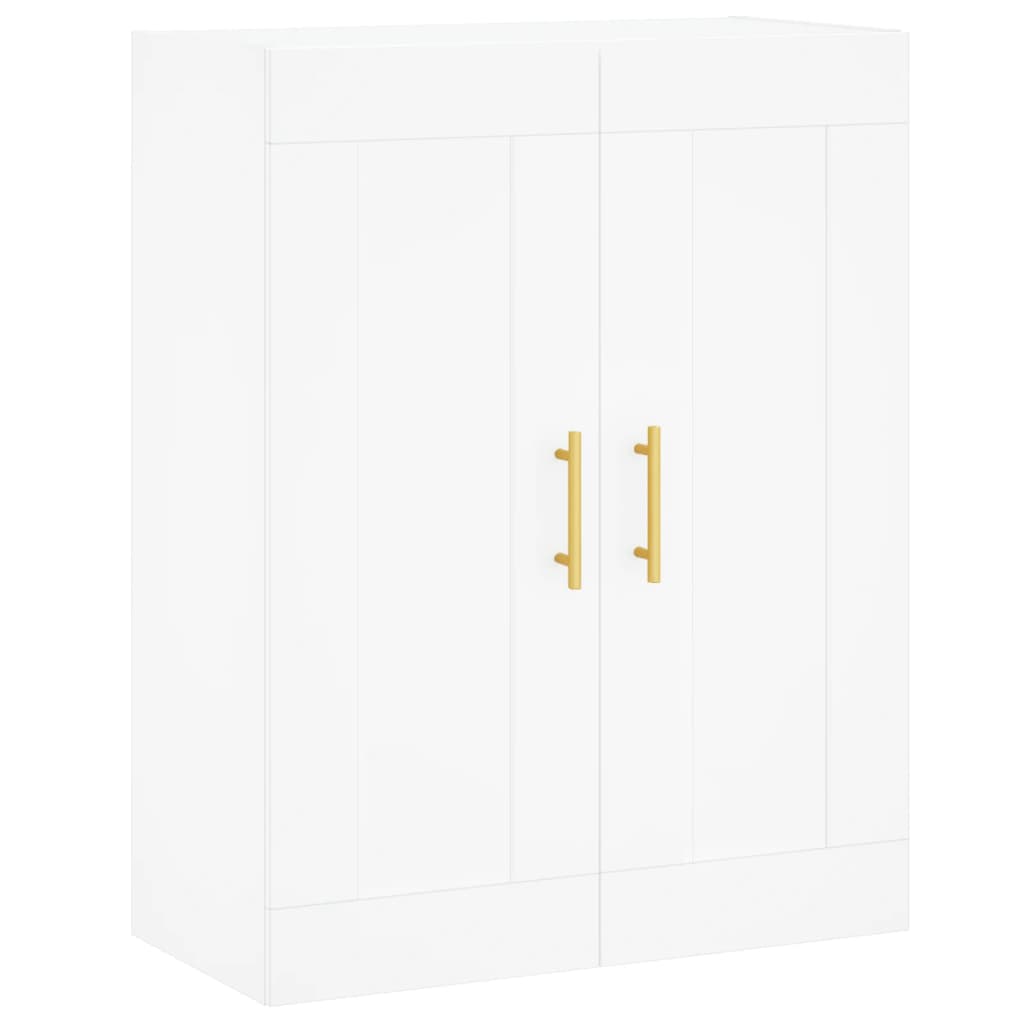 vidaXL Dulap înalt, alb, 69,5x34x180 cm, lemn compozit