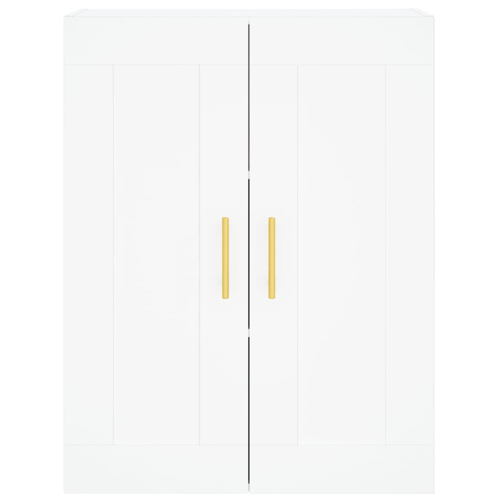 vidaXL Dulap înalt, alb, 69,5x34x180 cm, lemn compozit