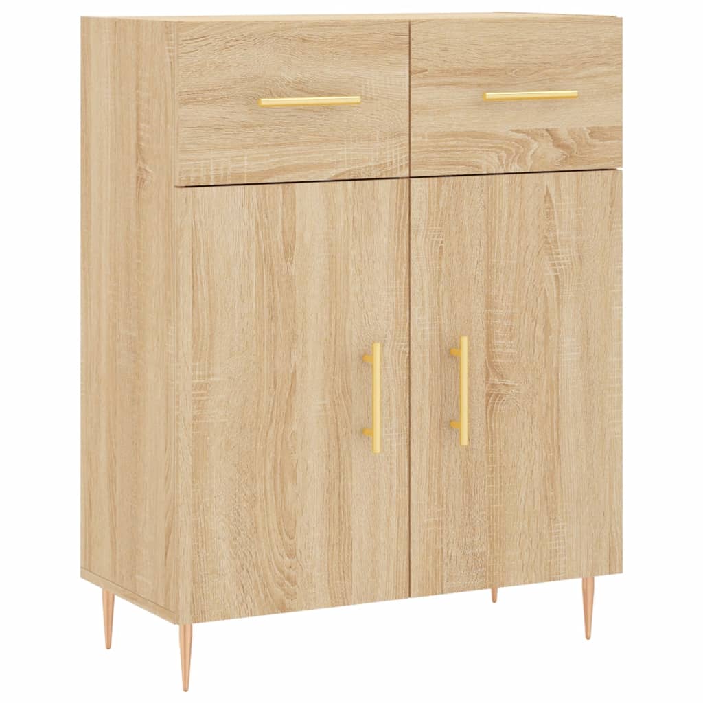 vidaXL Dulap înalt, stejar sonoma, 69,5x34x180 cm, lemn compozit vidaXL Dulap înalt, stejar sonoma, 69,5x34x180 cm, lemn compozit