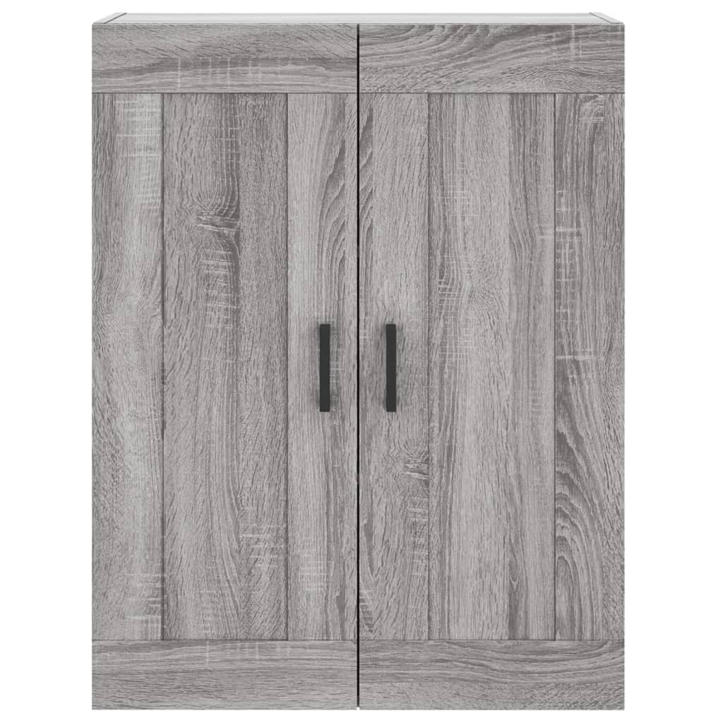 vidaXL Dulap înalt, gri sonoma, 69,5x34x180 cm, lemn compozit
