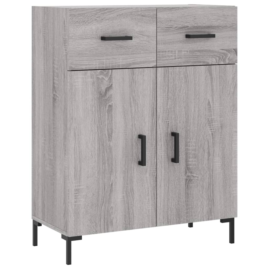 vidaXL Dulap înalt, gri sonoma, 69,5x34x180 cm, lemn compozit