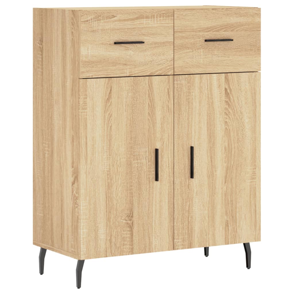 vidaXL Dulap înalt, stejar sonoma, 69,5x34x180 cm, lemn compozit