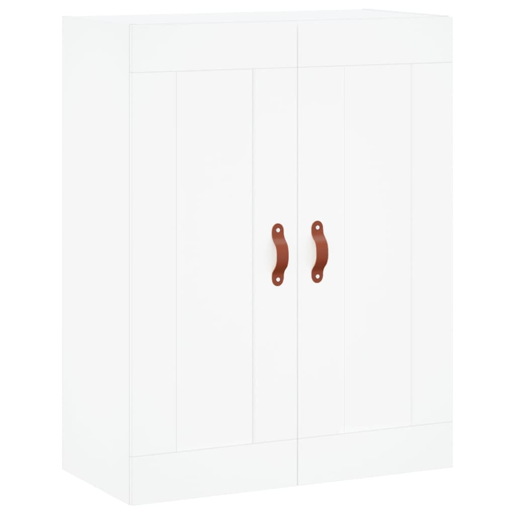 vidaXL Dulap înalt, alb, 69,5x34x180 cm, lemn compozit vidaXL Dulap înalt, alb, 69,5x34x180 cm, lemn compozit