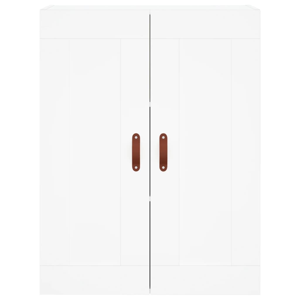 vidaXL Dulap înalt, alb, 69,5x34x180 cm, lemn compozit vidaXL Dulap înalt, alb, 69,5x34x180 cm, lemn compozit