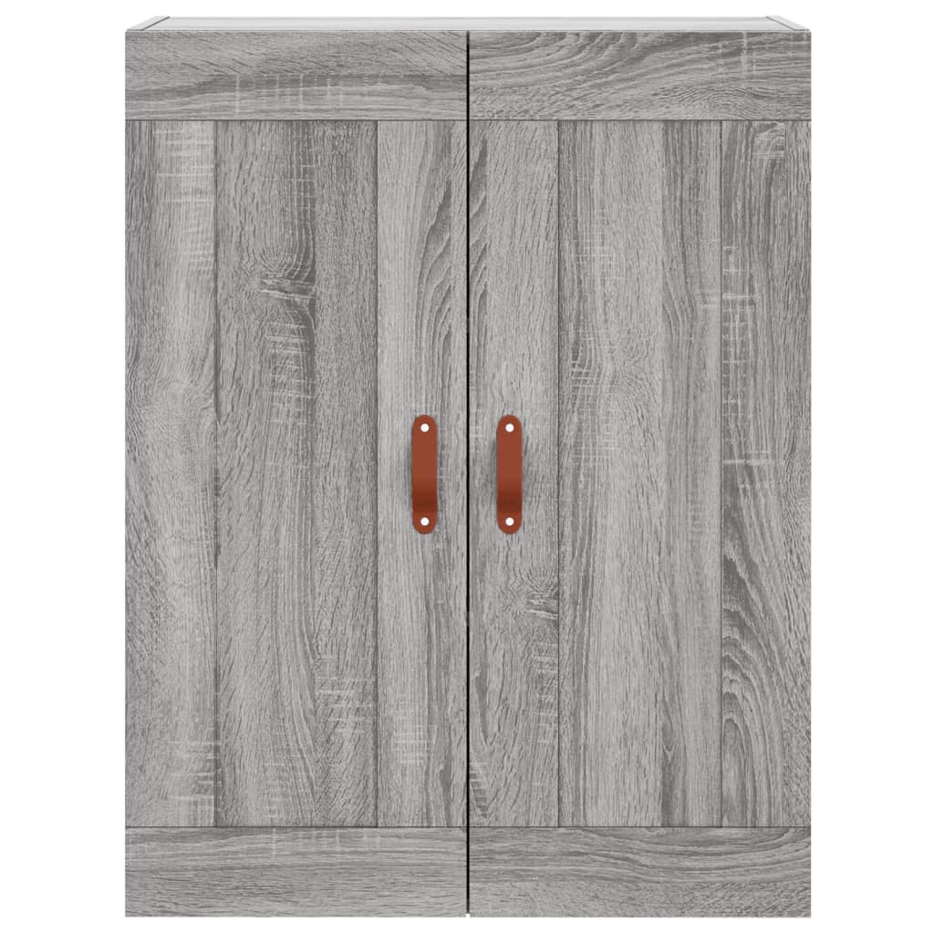vidaXL Dulap înalt, gri sonoma, 69,5x34x180 cm, lemn compozit