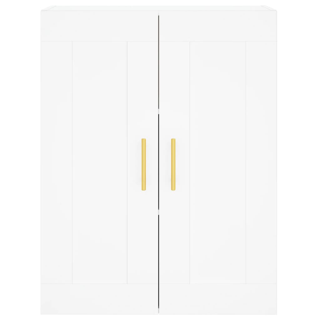 vidaXL Dulap înalt, alb, 69,5x34x180 cm, lemn compozit vidaXL Dulap înalt, alb, 69,5x34x180 cm, lemn compozit
