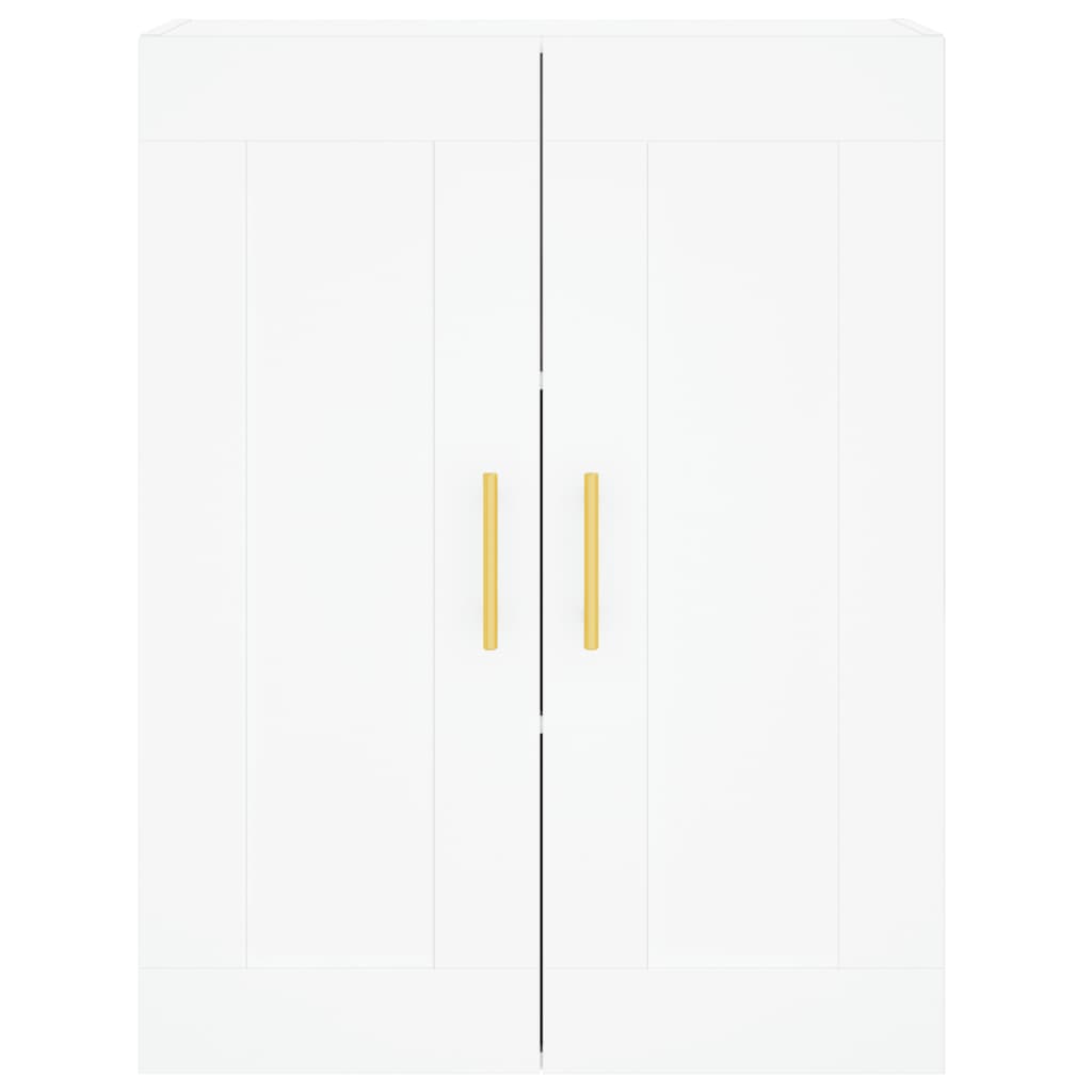 vidaXL Dulap înalt, alb, 69,5x34x180 cm, lemn compozit vidaXL Dulap înalt, alb, 69,5x34x180 cm, lemn compozit