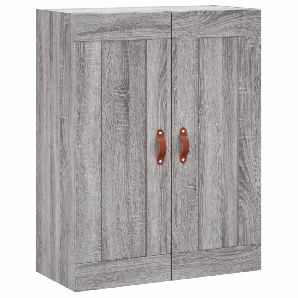 vidaXL Dulap înalt, gri sonoma, 69,5x34x180 cm, lemn compozit