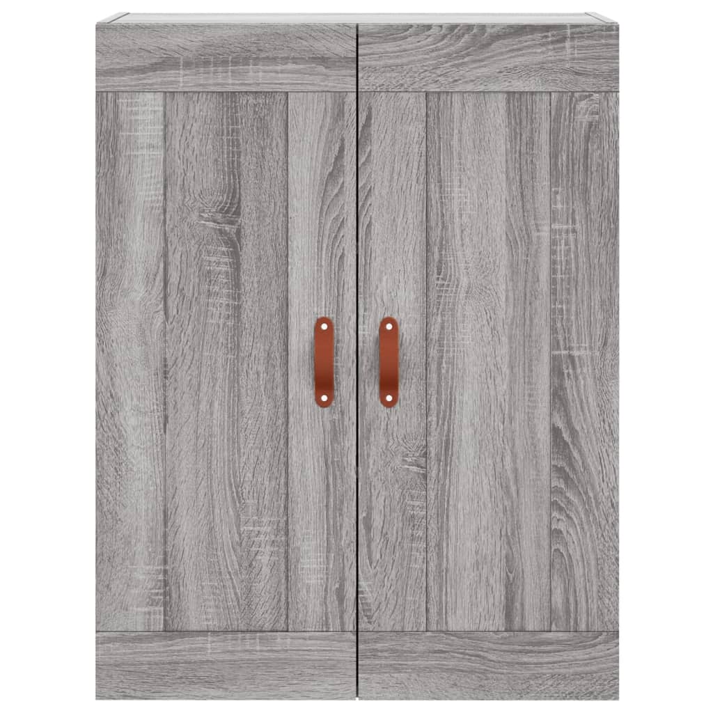 vidaXL Dulap înalt, gri sonoma, 69,5x34x180 cm, lemn compozit